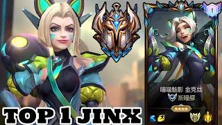Wild Rift Jinx - Top 1 Jinx Battle Cat Skin Gameplay Rank Challenger