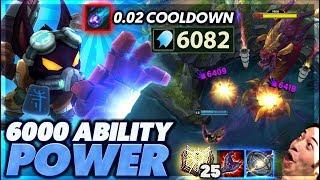 I LITERALLY ONE-SHOT THE NEXUS | MOST AP EVERRR!!! |  6,000 AP VEIGAR  - BUNNY FUFUU