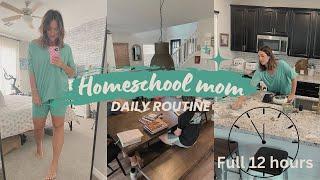 MY entire* DAILY ROUTINE AS A HOMESCHOOL MOMX4||FULL 14 HOURS||