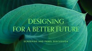 We Must Design for a Better Future | Nature X Design Full Virtual Panel with OCAD U