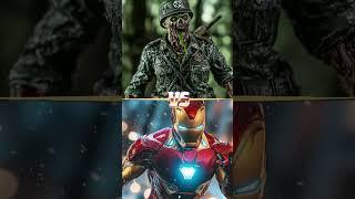 Zombie Soldier Vs Iron Man (Wolverine, Spider Man, Captain America, Thor, Dr Doom, Hulk)