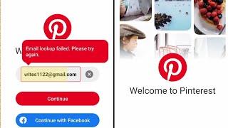 Pinterest Login Problem Solved | How to fix in Pinterest Login Problem Solved
