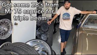 Got some 28's from Mr 75 Caprice for Triple Beam