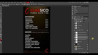 How to edit your digital menu boards using Photopea