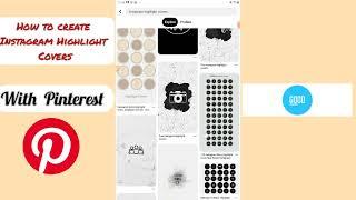How to Create Instagram Story Highlight Cover with Pinterest