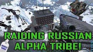 RAIDING a RUSSIAN ALPHA TRIBE!  |  ARK Official Server