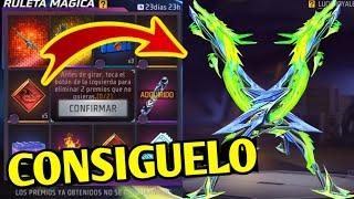 COMO SACAR LA NUEVA PARAFAL EVOLUTIVA CICLON DRAGÓN CON 9 DIAMANTES RULETA MÁGICA FREE FIRE