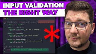 Clean Input Validation With FluentValidation in .NET