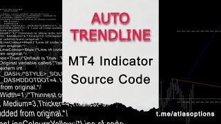 AUTO TRENDLINE Indicator mq4 – MetaTrader 4 Source Code