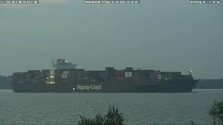 FRANKFURT EXPRESS Container Ship  IMO: 9450442   31.05.2024 auf der Elbe