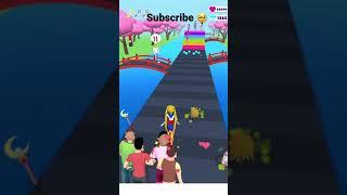 Makeover run gameplay | android, iOS mobile | all levels #shorts | sad beginning happy ending 