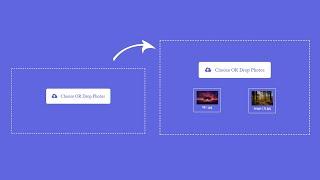 Drag & Drop or Browse File upload using HTML CSS & JavaScript