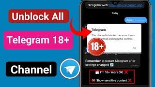 How to Fix Can't Be Displayed in Telegram | Fix This Channel Cannot Be Displayed Telegram