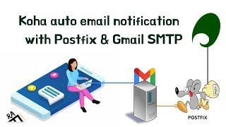 Koha auto email notifications | Koha with Postfix and Gmail | Koha SMTP Server