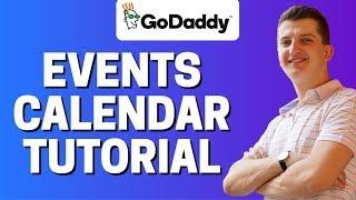 How To Add Events Calendar In GoDaddy