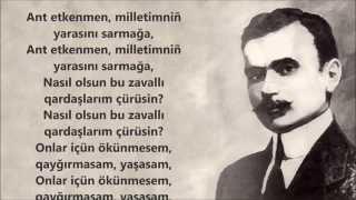 Qırımtatar Milliy Gimni - Ant Etkenmen (lyrics) Kırım Tatarlarının ulusal marşı