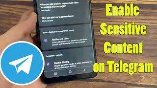 How To Enable Sensitive Content on Telegram 2023 (Android & iOS)