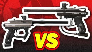 HK Army SABR vs Spyder Victor Paintball Gun Comparison | Lone Wolf Paintball Michigan