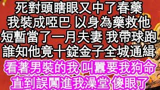 死對頭瞎眼又中了春藥，我裝成啞巴 以身為藥救他，短暫當了一月夫妻 我帶球跑，誰知他竟十錠金子全城通緝，看著男裝的我 叫囂要我狗命，直到誤闖進我澡堂 傻眼了| #為人處世#生活經驗#情感故事#養老#退休