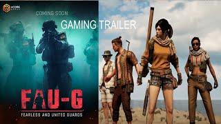 FAU-G Official Trailler and Game Play | PUBG Mobile alternative | FAUG Mobile