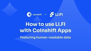 Using LiFi via Coinshift Apps