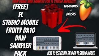 [FREE] ||AMAPIANO DAW PACK ||HOW TO USE FRUITY DX10 FROM FL STUDIO 20/21 ON FL STUDIO MOBILE! !