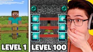 Testing Minecraft Base Defenses From Level 1 to Level 100