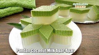 Pandan Coconut Milk Agar-Agar | MyKitchen101en