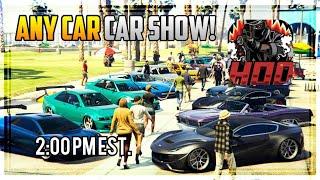 GTA 5 Online - 'ANY CAR' CAR SHOW! Awesome Paint Jobs & Customization! (PS4)