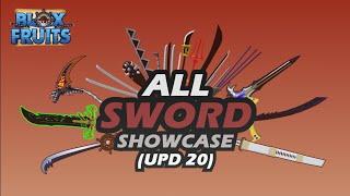 All Rework Sword Showcase(600 Mas+Upgrad) | Blox-Fruits (Upd 20)