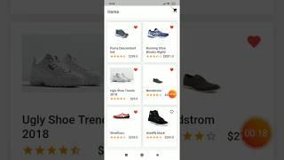 E-commerce app in flutter demo