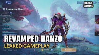 Hanzo Revamp Leaked Gameplay | Revamped Hanzo | Mobile Legends
