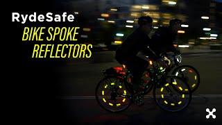 NEW RydeSafe Bike Spoke Reflectors - Available on RydeSafe.com