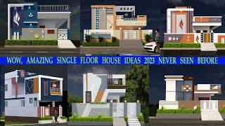 Top Most Beautiful Single floor house Elevation Designs | Modern House  Looks Luxurious
