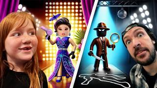 ABC Challenge SPY MYSTERY PARTY!!  Adley and Niko play dress to impress, epic mini games, & new MM2