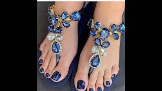 Latest Flat Sandals For Girls 2021 Stylish Sandals Collection | College Wear Flat Sandals