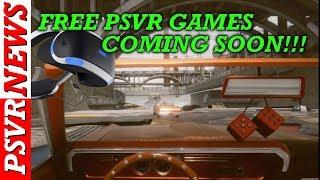 WOW!!! 2 FREE PSVR Games, FREE Demo, Free DLC, PSVR Patch For PS4 Game Are Coming Soon!!!