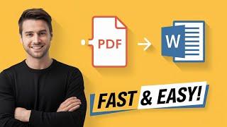 How to Convert PDF To WORD Doc For FREE! (2024) | Quick & Easy