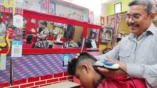 स्कूल हेयर कट Best Boy Haircuts /2023||straight Best Sempal Haircuts /indian barber