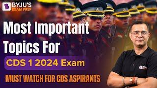 Most Important Topics For CDS 1 2024 Exam I Don't miss these topics for CDS 2024 Exam #cds12024
