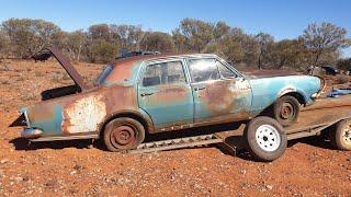 Rescuing a rare 1970 HG Holden Brougham from the Australian outback