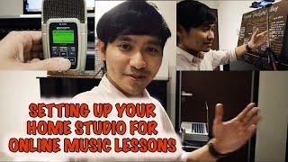 Gabriel Lee - Teaching Online - Video 1 - How to set up your home studio for online music lessons