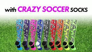 Crazy Soccer Socks for Boys or Girls- Gift for Soccer Players