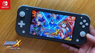 Mega Man X Legacy Collection Nintendo Switch Lite Gameplay