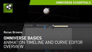 Animation Timeline and Curve Editor Overview in Omniverse USD Composer