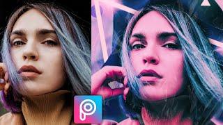 Picsart Editing Tutorial | Cyberpunk Effect Edit