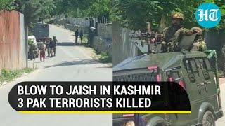 J&K: 3 Pak terrorists travelling in car shot dead in Baramulla; Cop killed in fire exchange