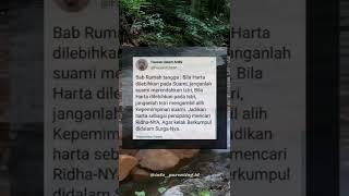 intinya jujur & saling menghargai, bukan merasa paling sukses.