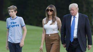 Melania Trump moves into the White House