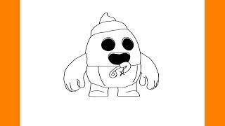 COMO DESENHAR O SPIKE SKIN COCÔ DO BRAWL STARS